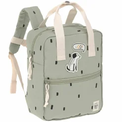 Rucksack Mini Square Backpack - Happy Prints - Light Olive