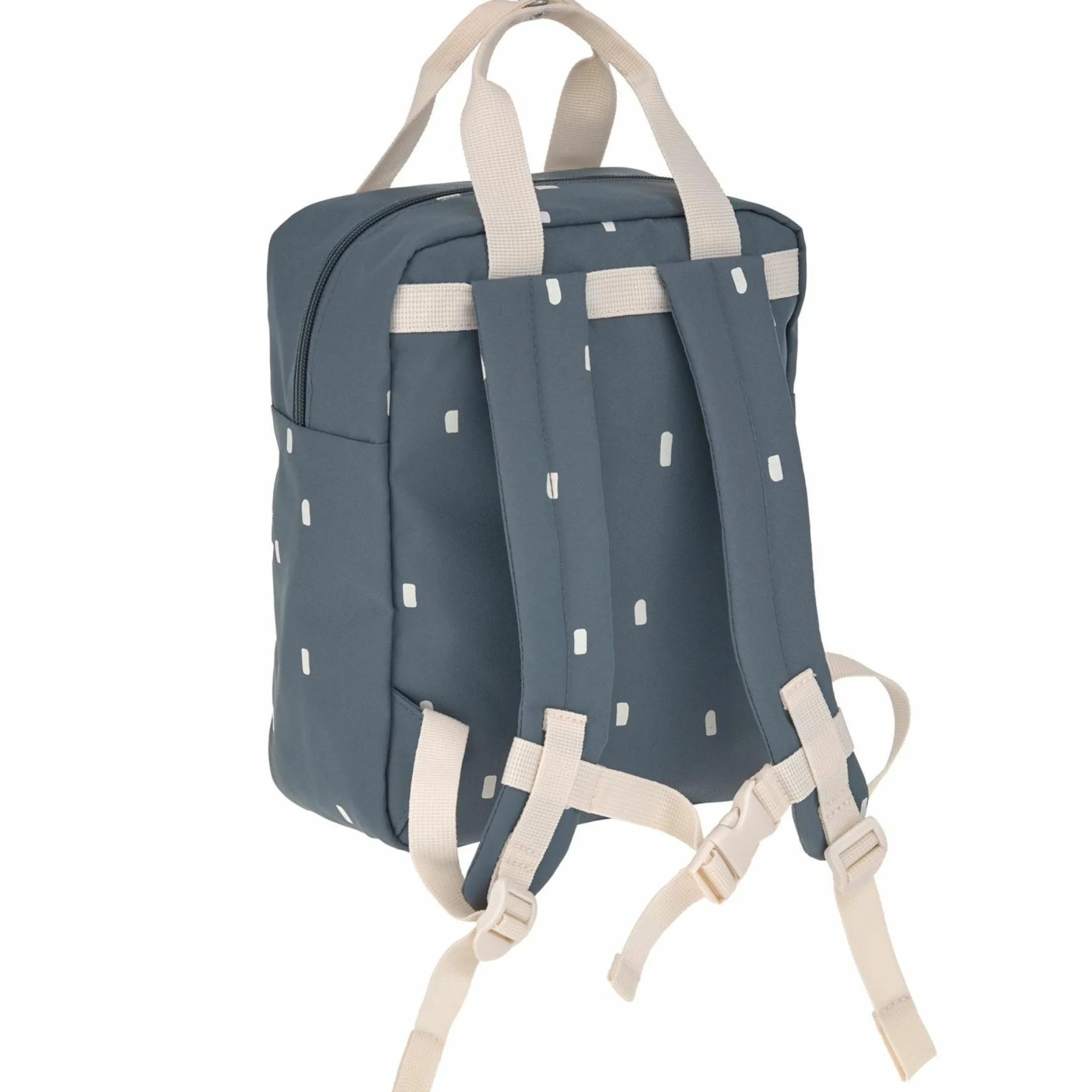 Rucksack Mini Square Backpack - Happy Prints - Midnight Blue