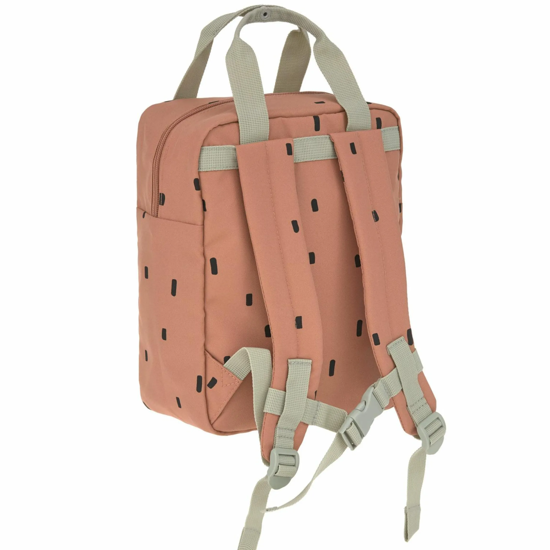 Rucksack Mini Square Backpack - Happy Prints - Caramel