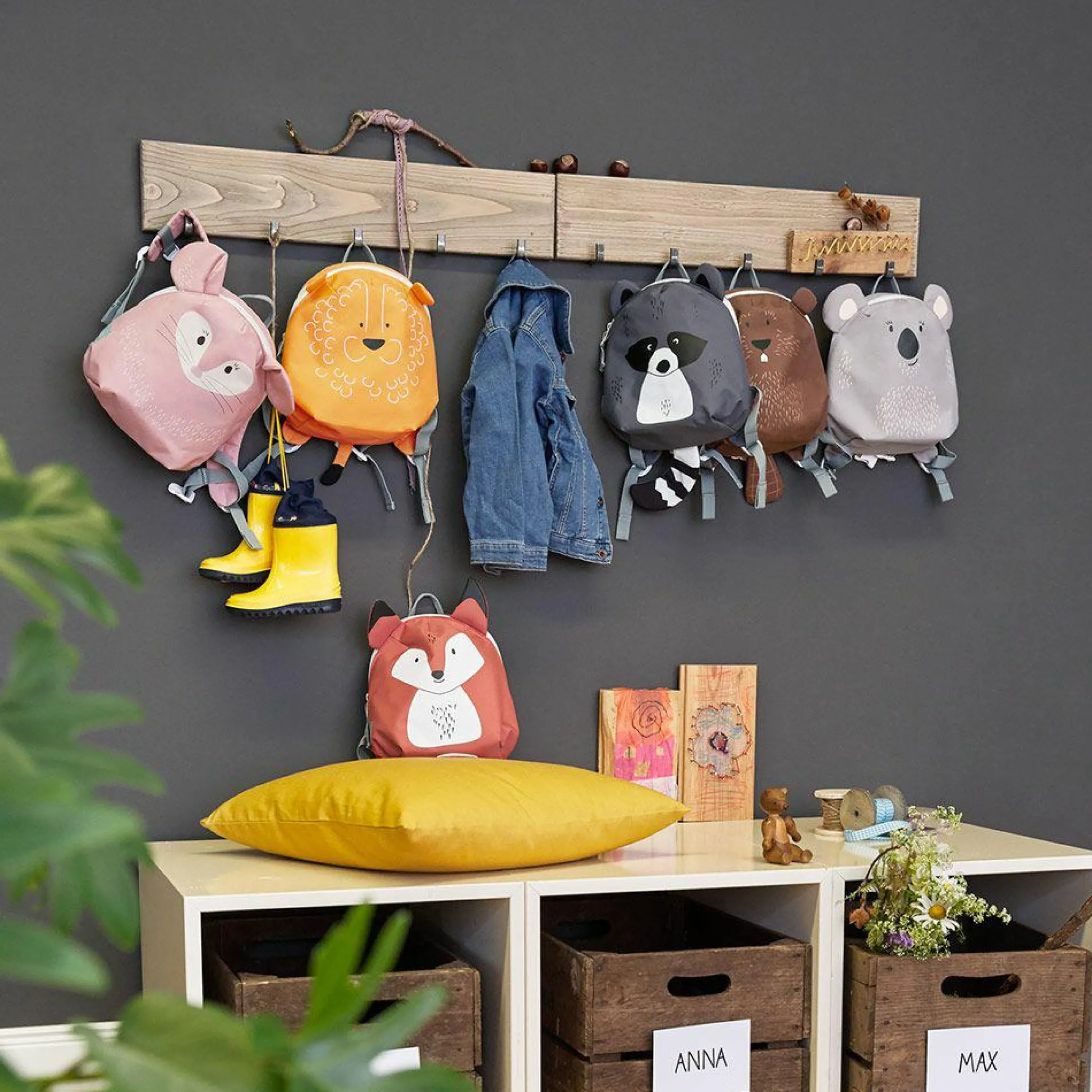Rucksack Tiny Backpack - About Friends - Chinchilla