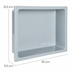 Sandkasten mit 2 Spielwannen 125 x 120 cm - Grau - Kollektion 2025