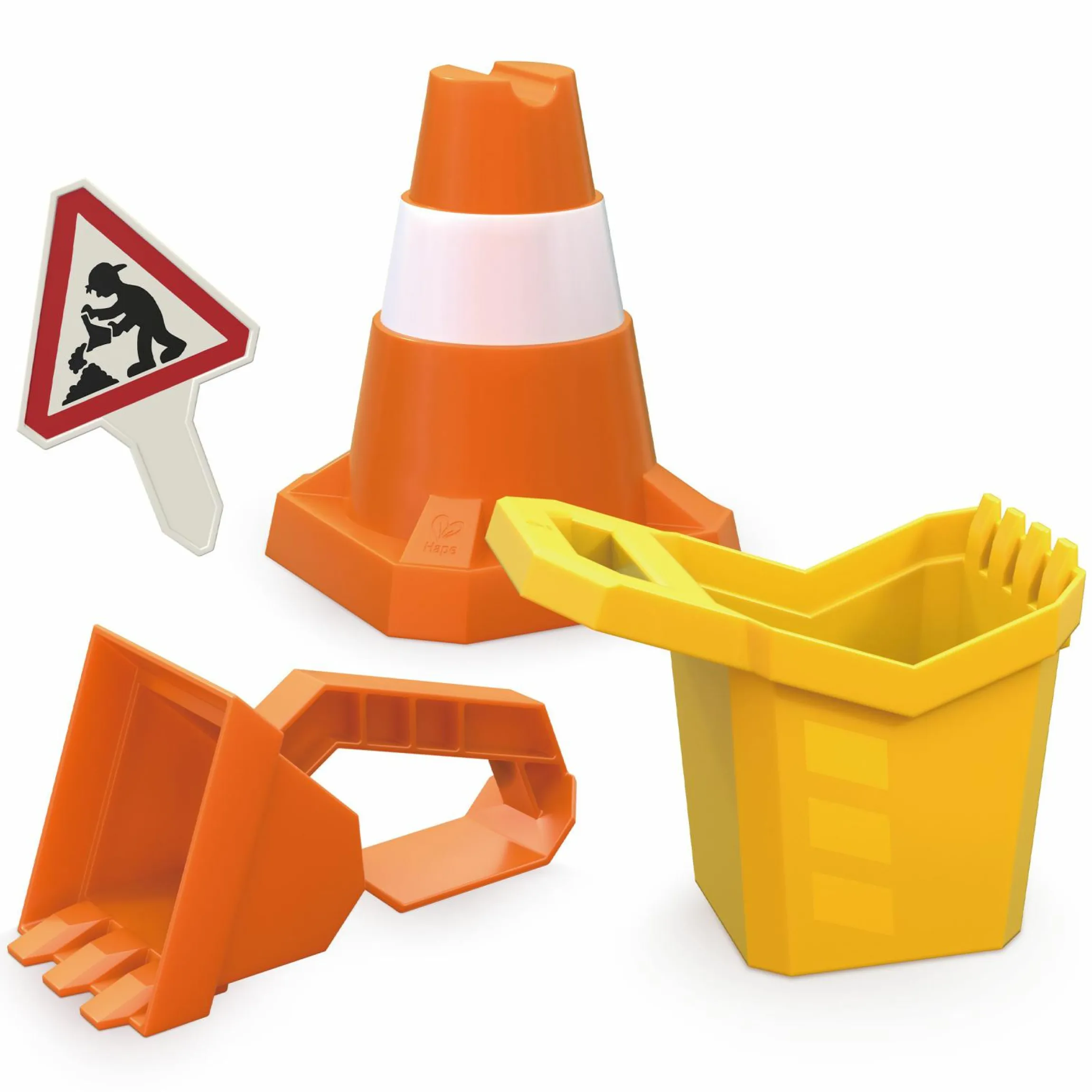 Sandspielzeug-Set Baustelle 4-teilig