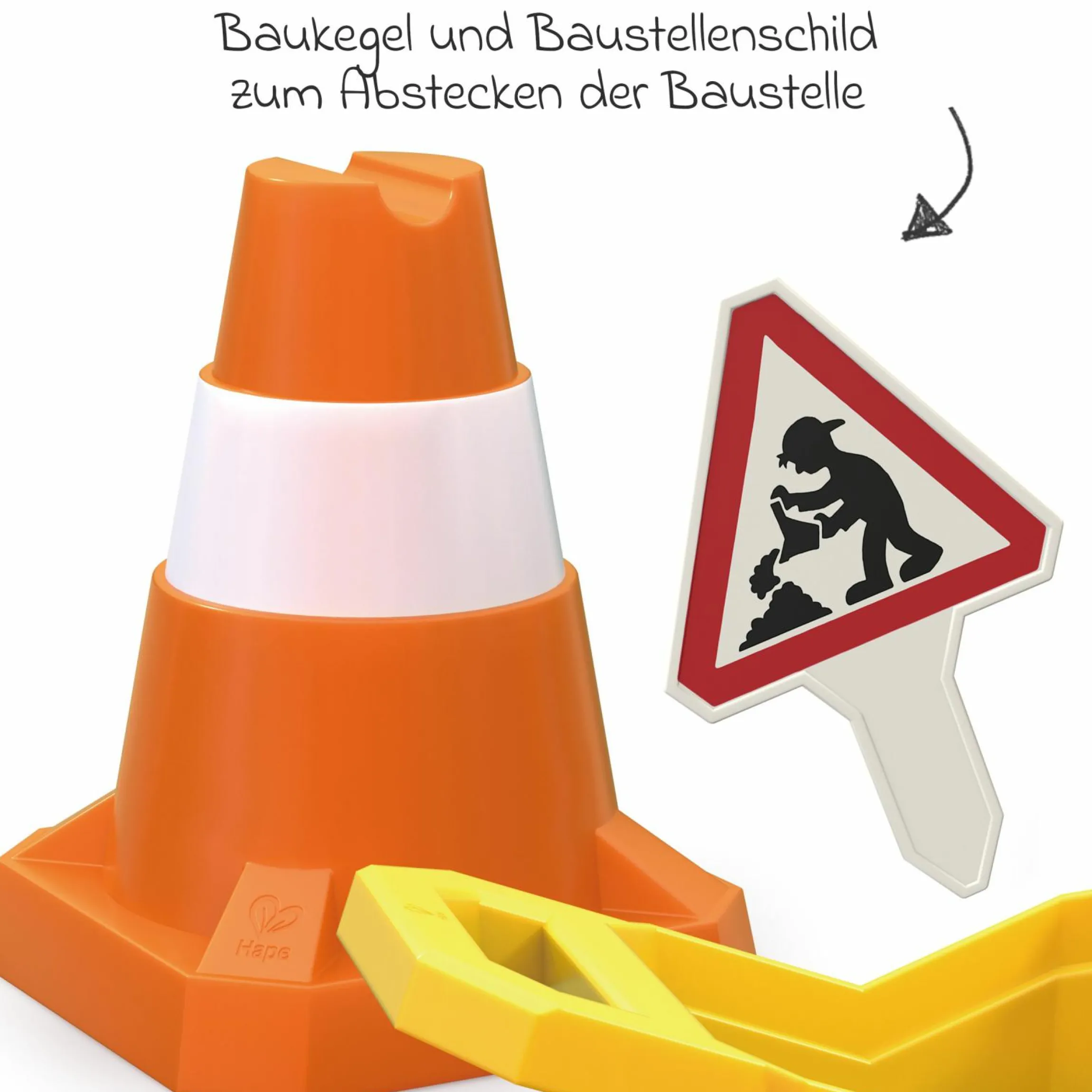 Sandspielzeug-Set Baustelle 4-teilig