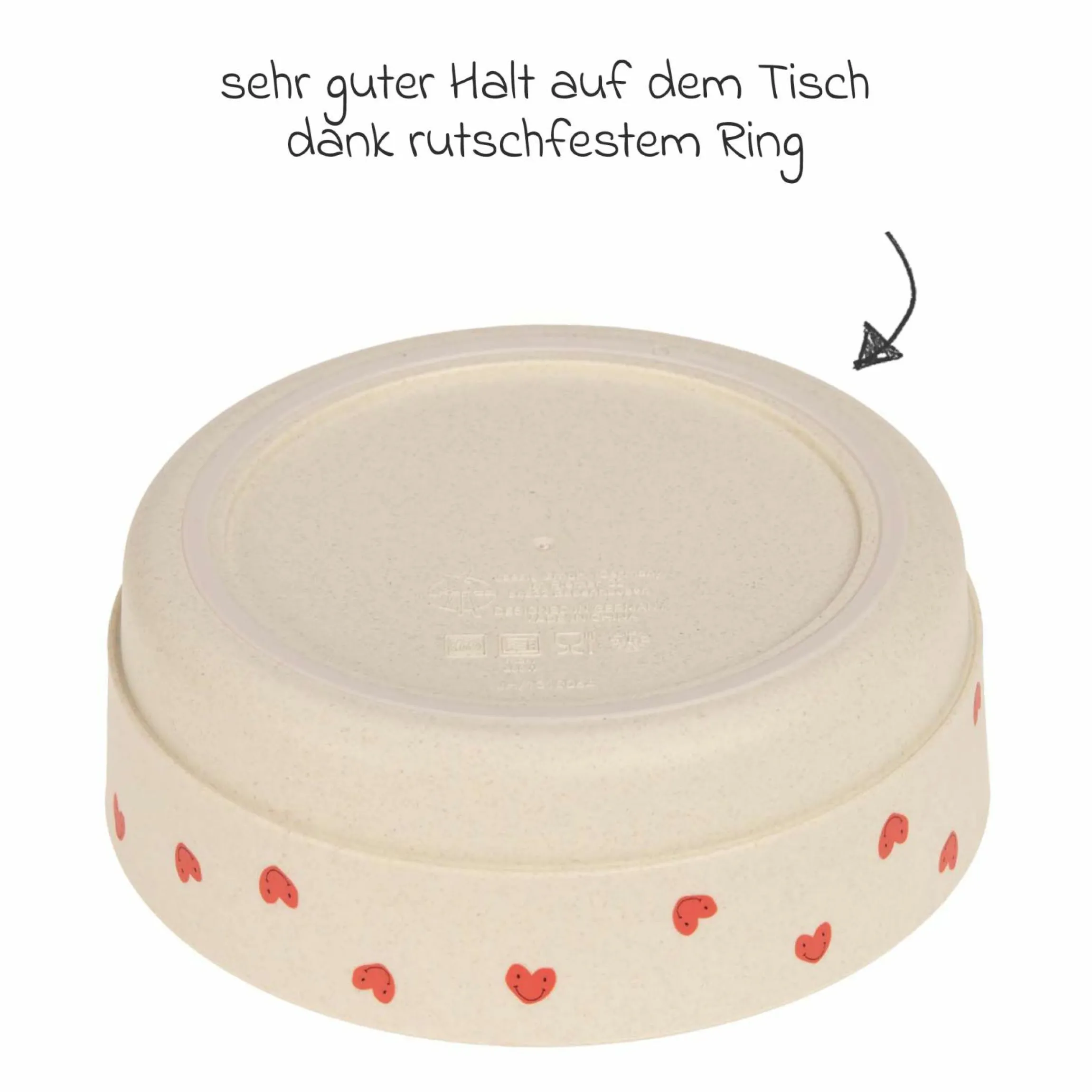 Schale Bowl - Happy Rascals Heart - Lavender