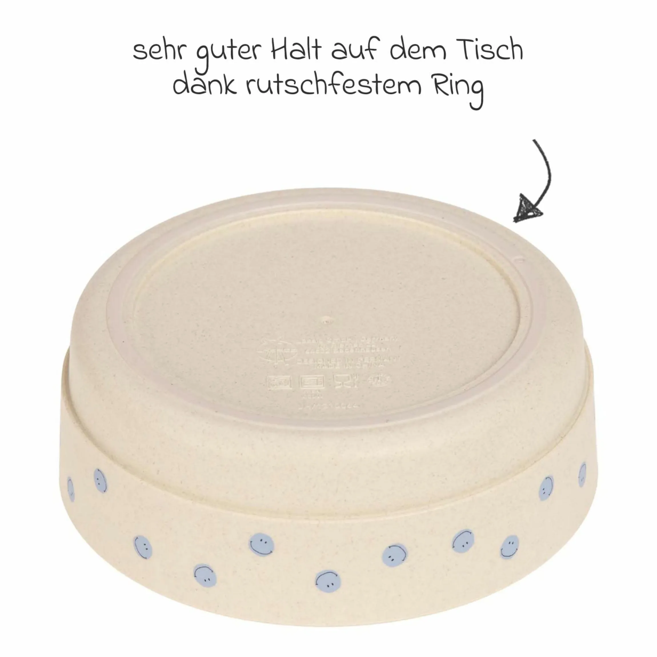 Schale Bowl - Happy Rascals Smile - Sky Blue