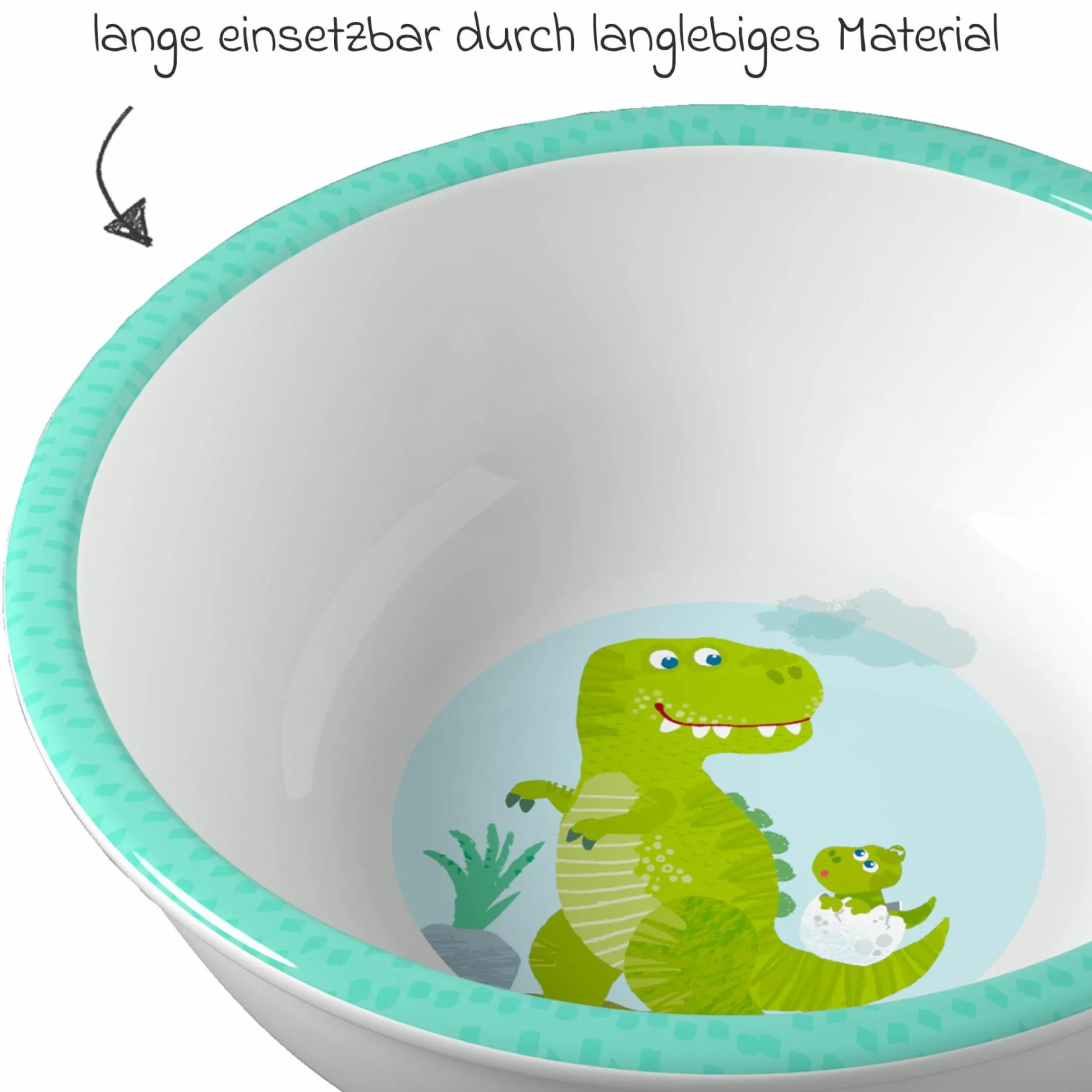 Schale rutschhemmend - Dino