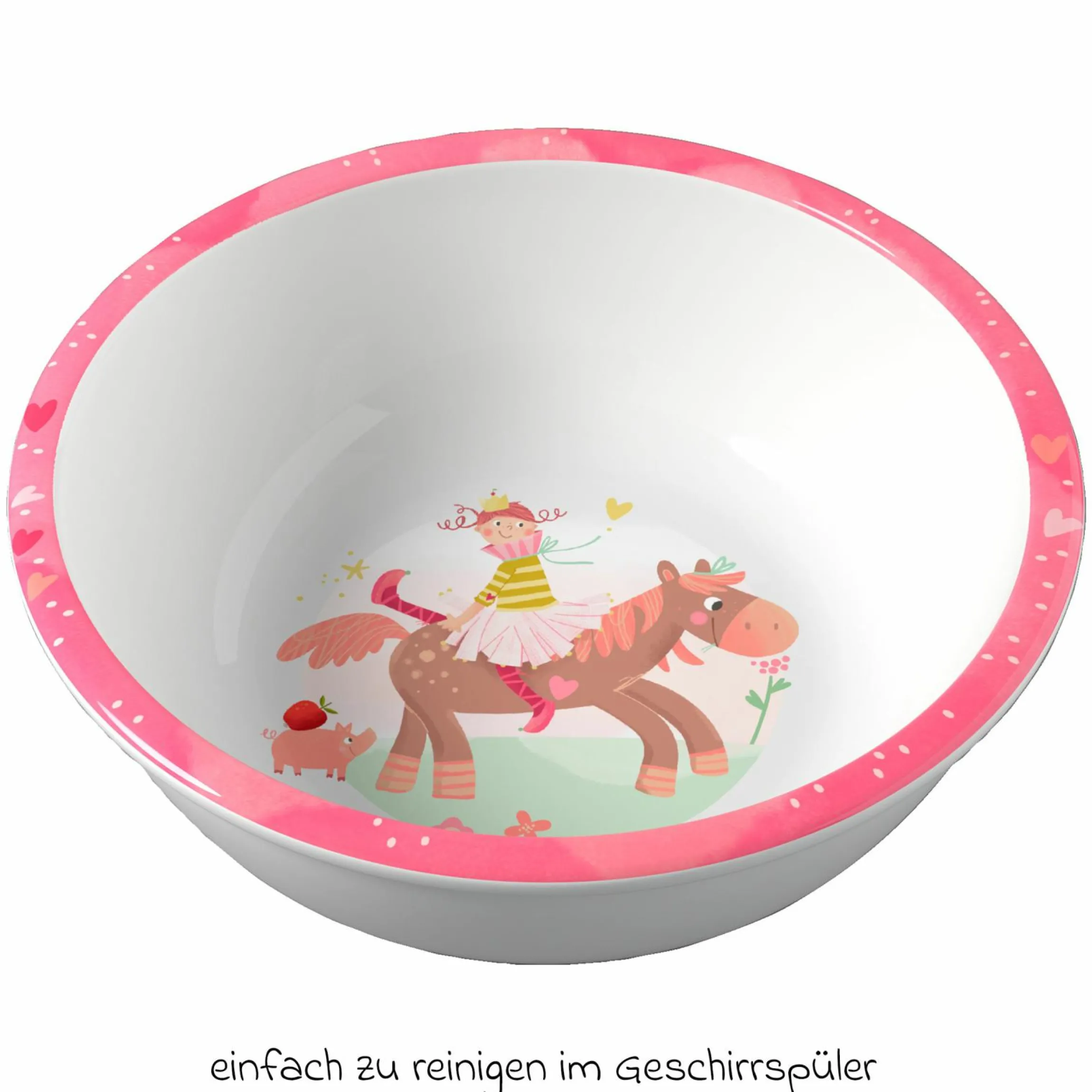 Schale rutschhemmend - Prinzessin & Pferd