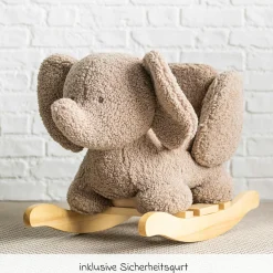Schaukeltier - Elefant - Taupe
