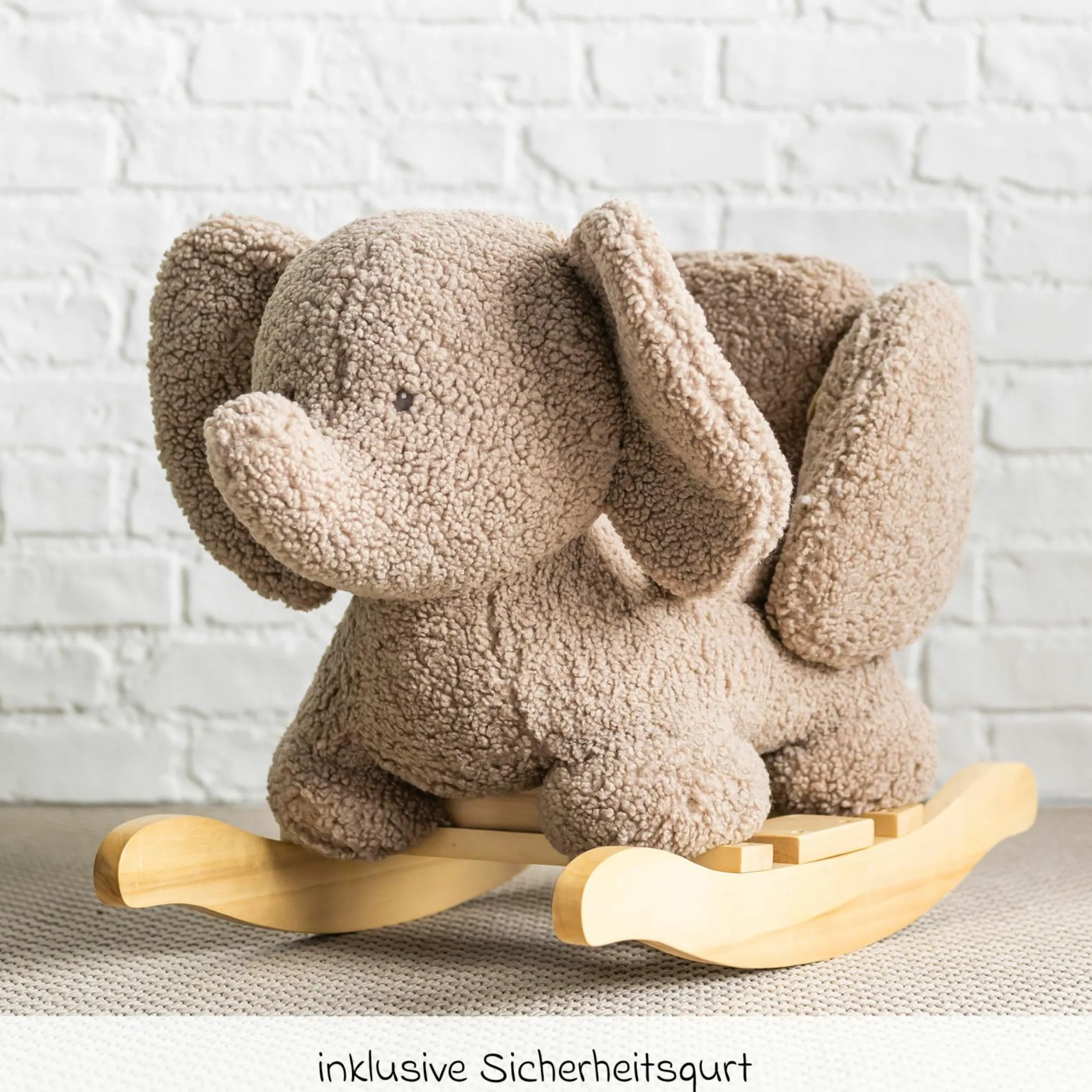 Schaukeltier - Elefant - Taupe