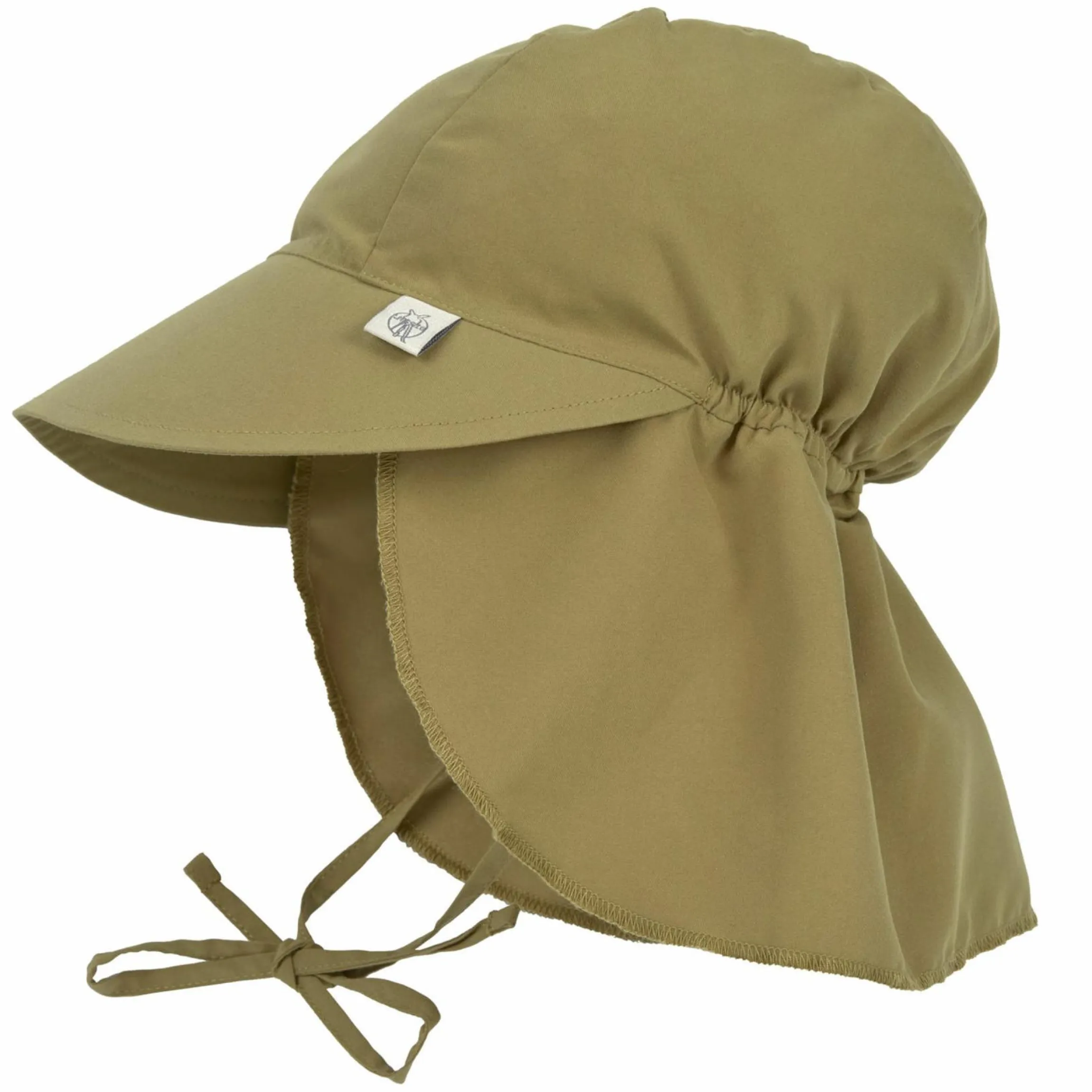 Schirmmütze mit Nackenschutz LSF Sun Protection Flap Hat - Moss - Gr. 43/45