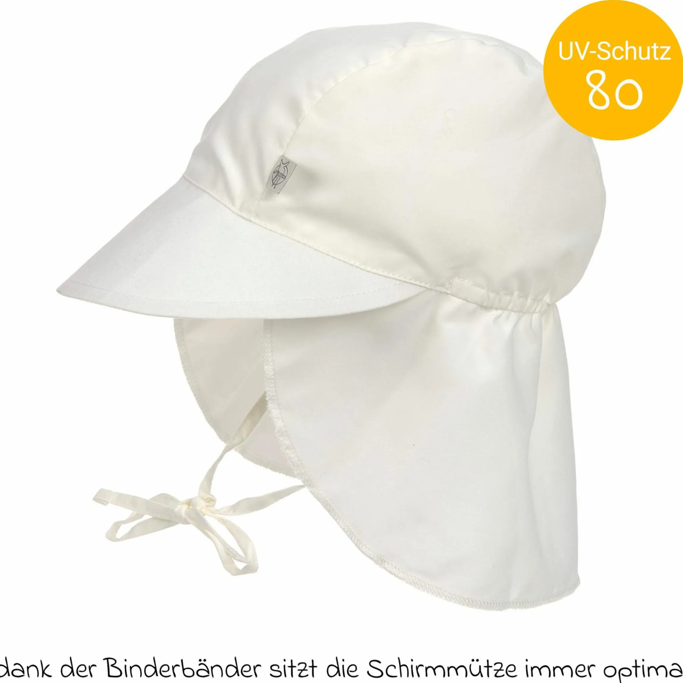 Schirmmütze mit Nackenschutz LSF Sun Protection Flap Hat - Nature - Gr. 43/45