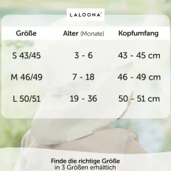 Schirmmütze mit Nackenschutz UPF 80 - Offwhite - Gr. 50-51