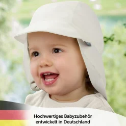 Schirmmütze mit Nackenschutz UPF 80 - Offwhite - Gr. 50-51