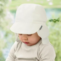 Schirmmütze mit Nackenschutz UPF 80 - Offwhite - Gr. 50-51