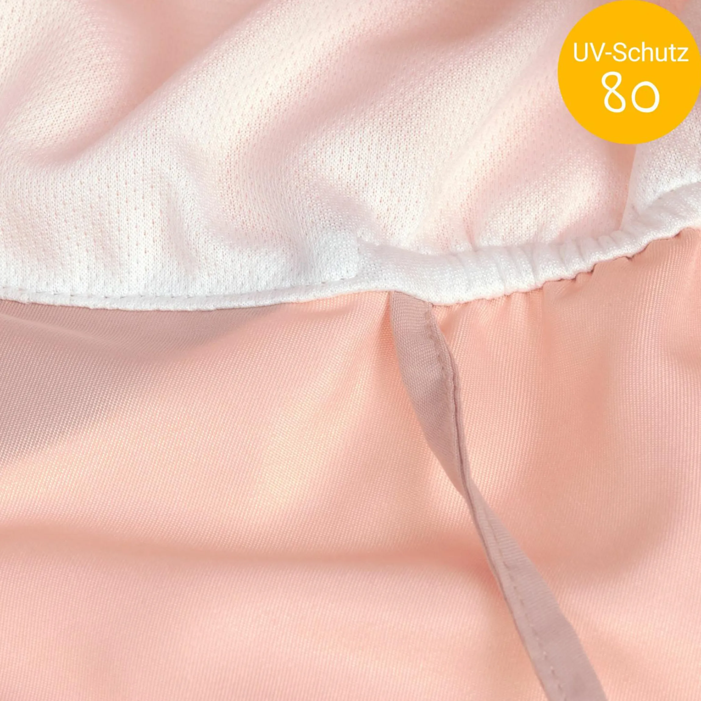 Schirmmütze mit Nackenschutz LSF Sun Protection Flap Hat - Pink - Gr. 43/45