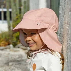 Schirmmütze mit Nackenschutz LSF Sun Protection Flap Hat - Pink - Gr. 43/45