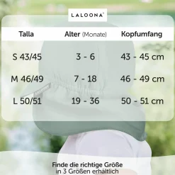 Schirmmütze mit Nackenschutz UPF 80 - Salbeigrün - Gr. 50-51