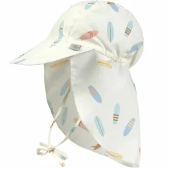 Schirmmütze mit Nackenschutz LSF Sun Protection Flap Hat - Surfboards - Sea Salt - Gr. 43/45