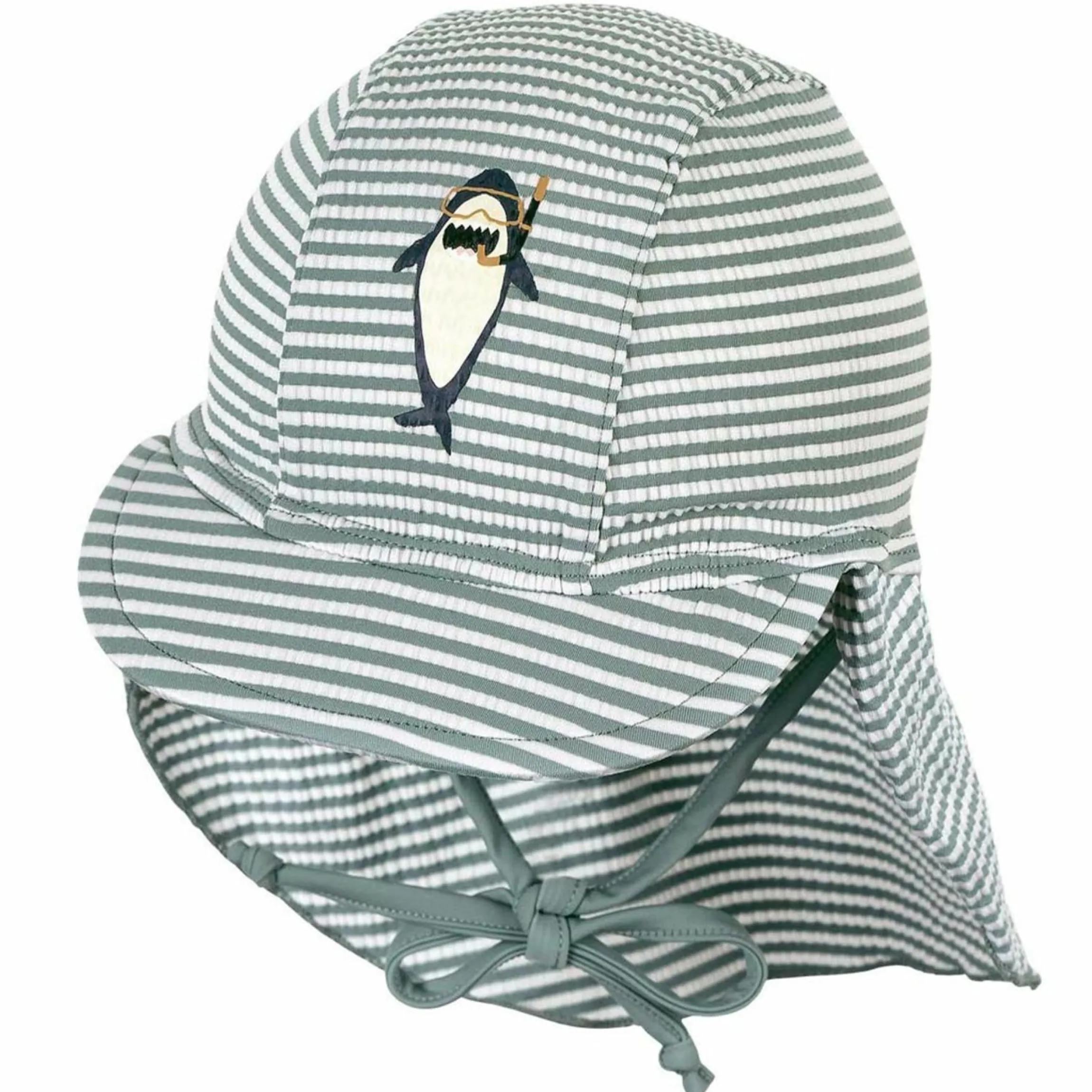 Schirmmütze mit Nackenschutz LSF - Hai - Grün - Gr. 47