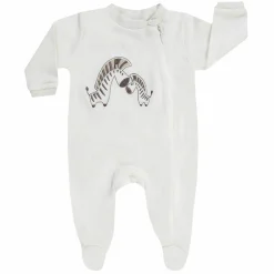 Schlafanzug 1tlg. Nicki - Zebras Offwhite - Gr. 68