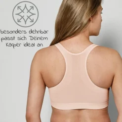 Schlaf-Bustier für Schwangerschaft & Stillzeit Keep Cool Schlaf - Chai - Gr. L