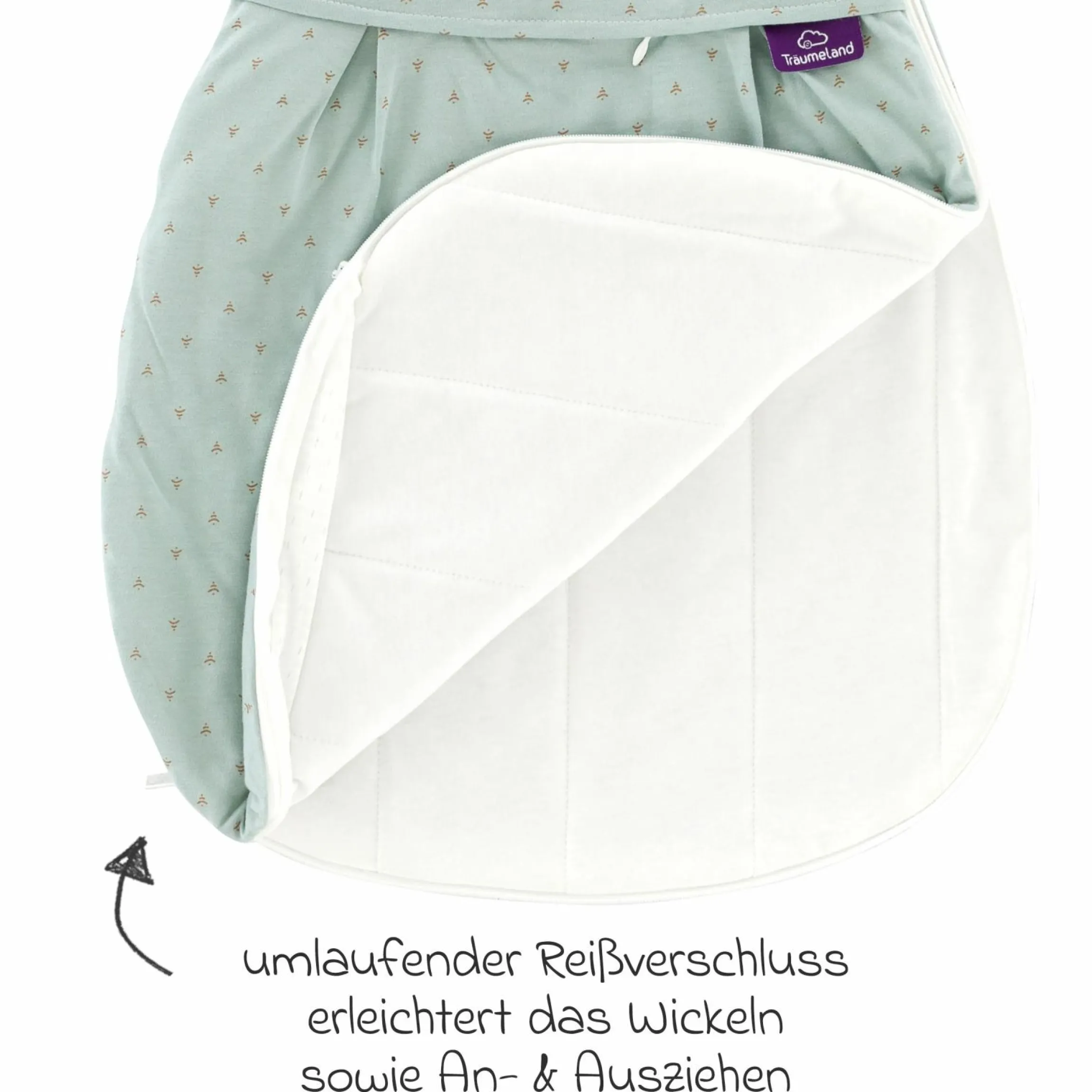 Schlafsack Liebmich - Twister - Blau - Gr. 50/56