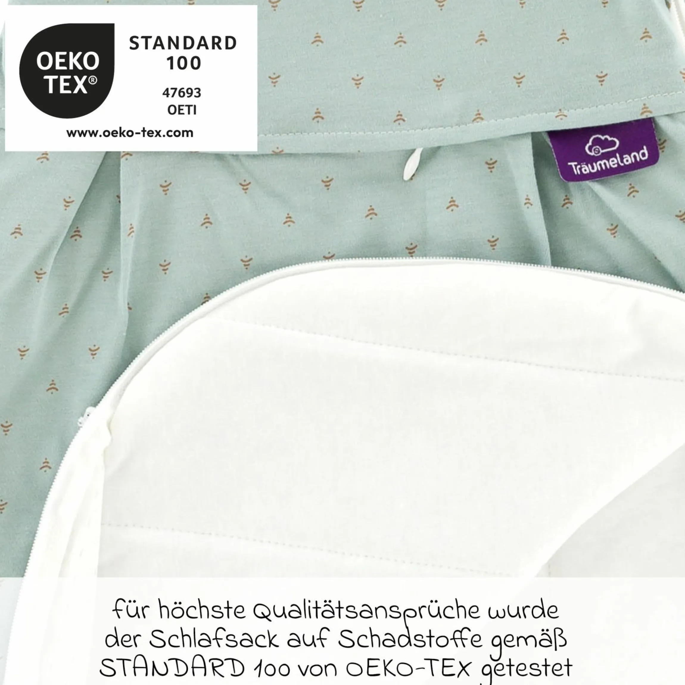 Schlafsack Liebmich - Twister - Blau - Gr. 50/56