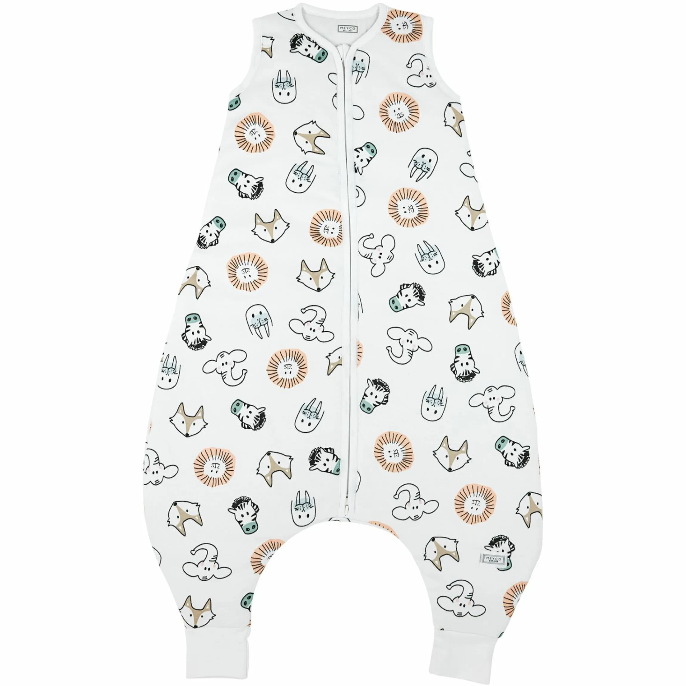 Schlafsack mit Beinen / Schlafoverall Jumper - Animal - Gr. 80 cm
