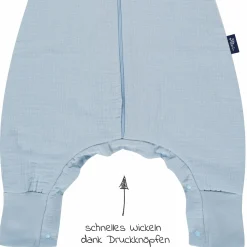 Schlafsack mit Füßen 4 Season Sleep Overall Mull - Sky Way - Gr. 70