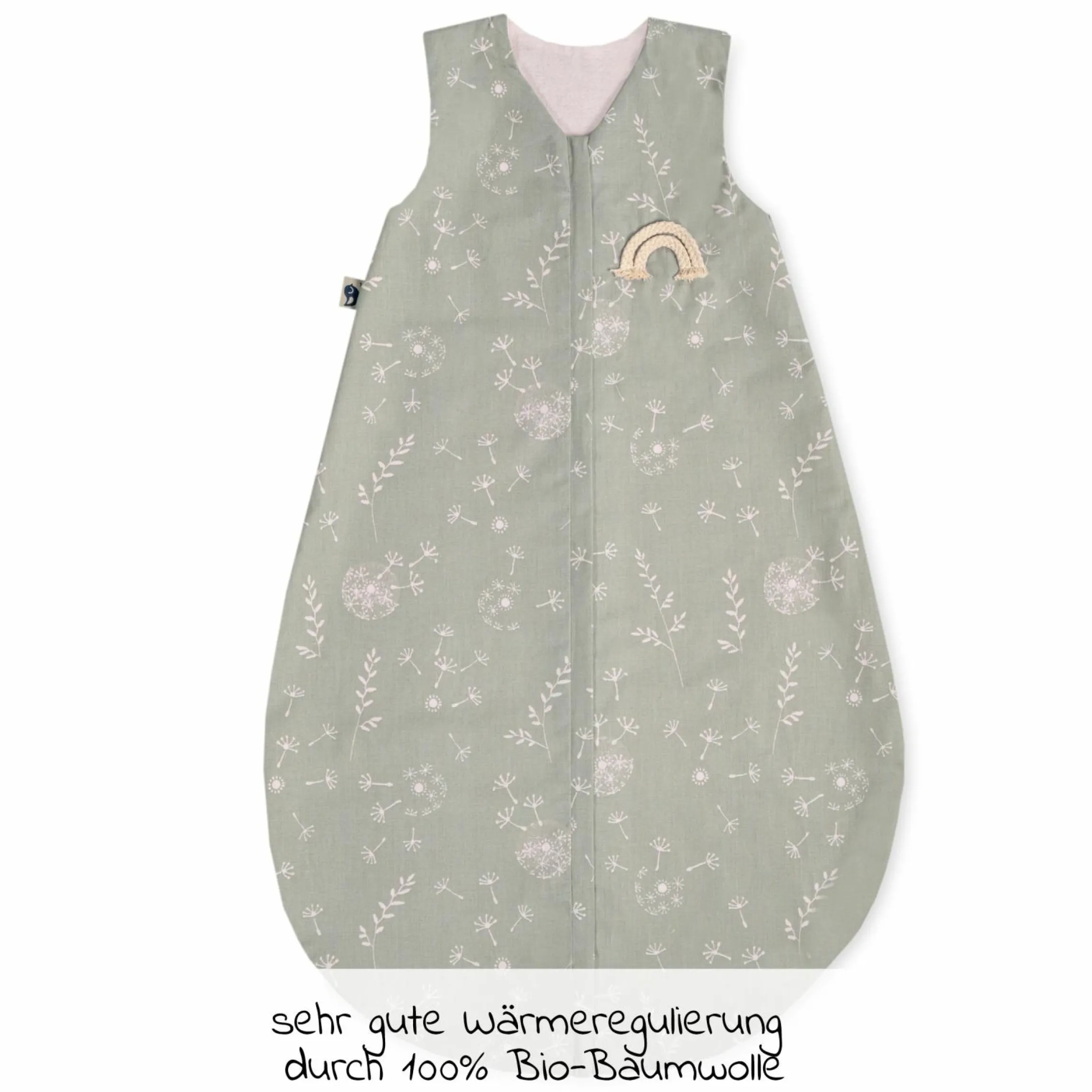Schlafsack Organic wattiert - Wildflower - Gr. 70