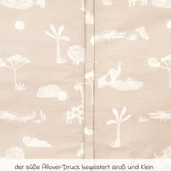 Schlafsack Organic wattiert - Jungle Dream - Gr. 70