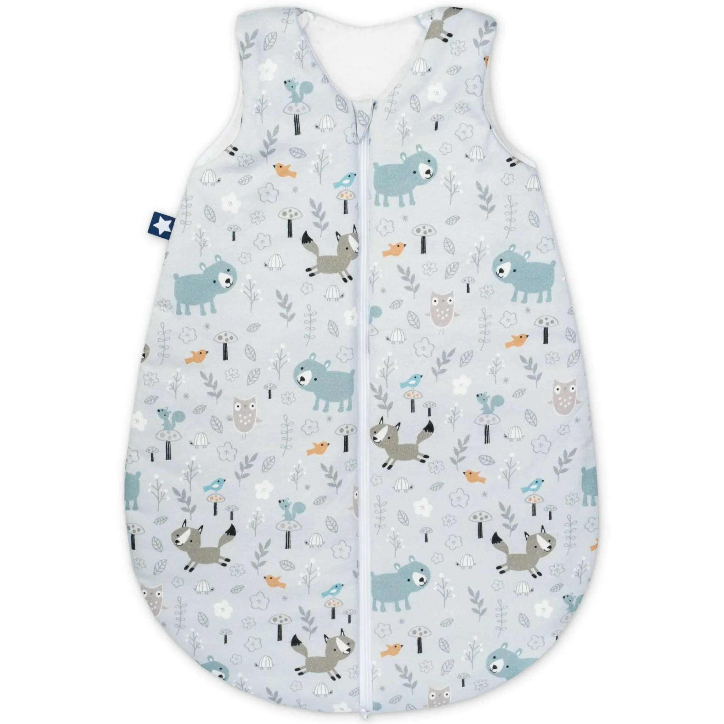 Schlafsack wattiert - Jersey Smart Friends - Gr. 56