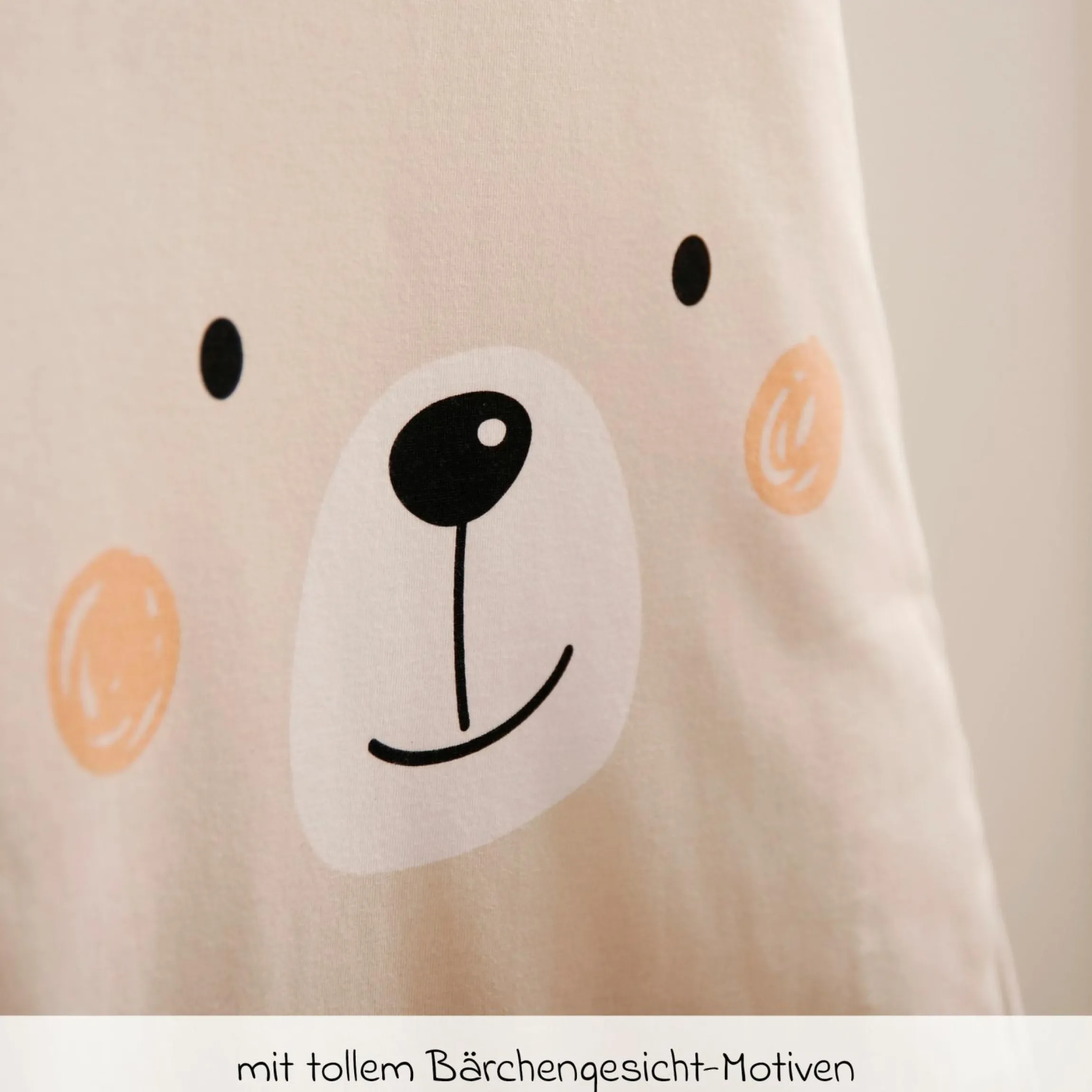 Schlafsack wattiert - Little Bear - Gr. 70 cm