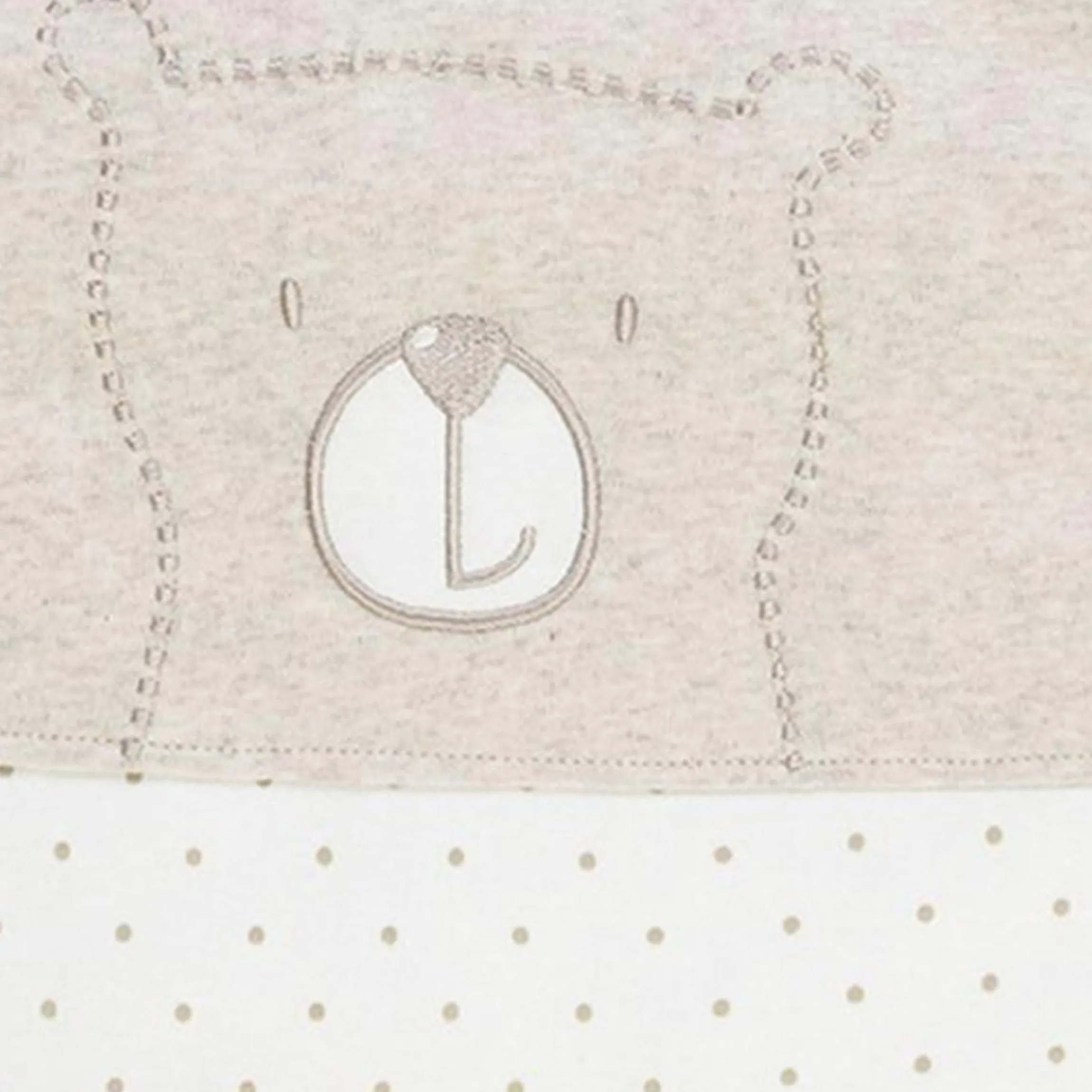 Schlafsack wattiert Ärmel abnehmbar - Badu Bär - Beige - Gr. 74