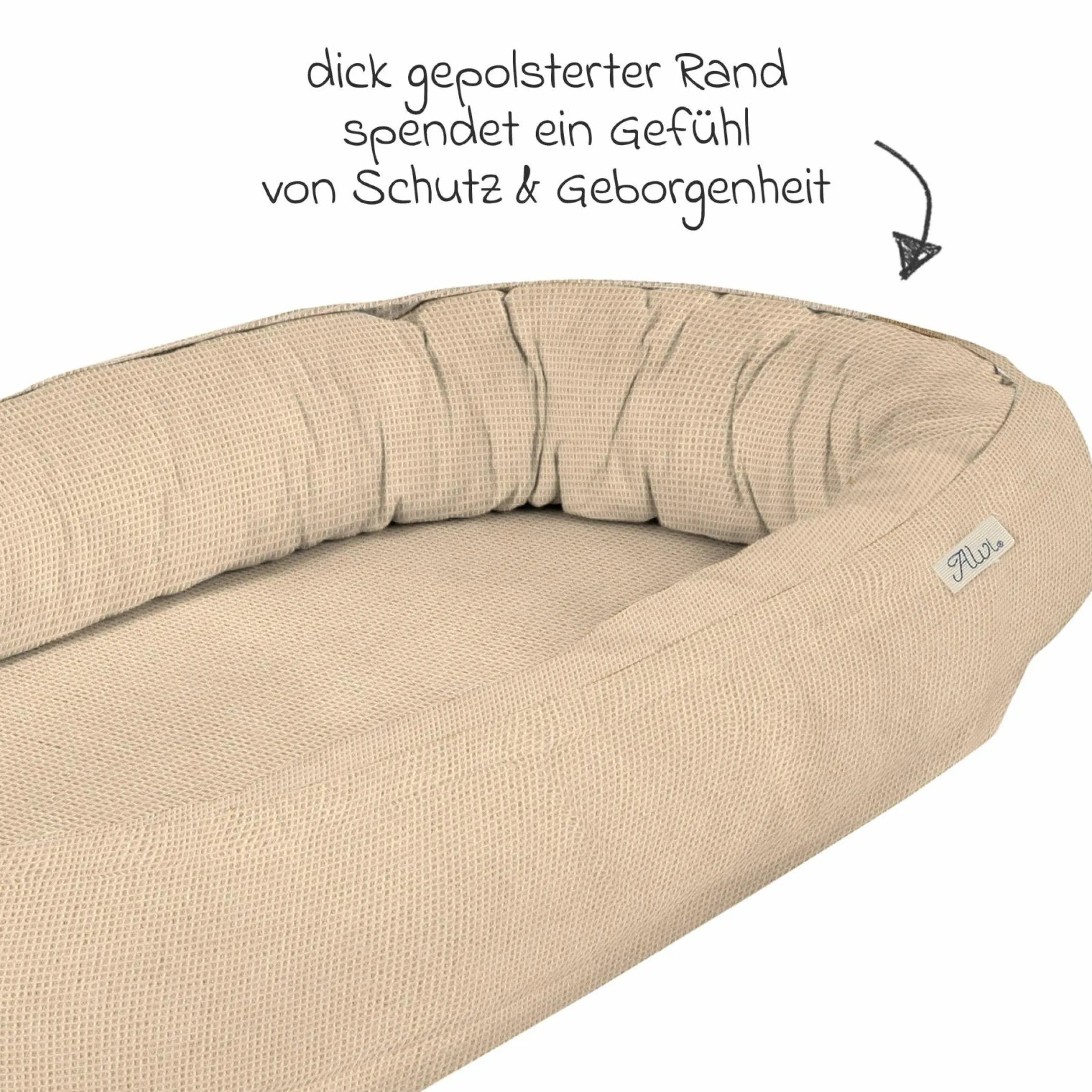 Schlummer-Nestchen - Waffelpique