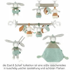 Schmusetuch / Schnuffeltuch - Esel