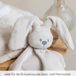 Schmusetuch Glow in the dark 28 cm - Hase Lapidou - Sand