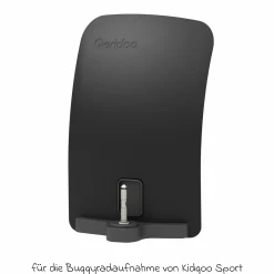 Schmutzfänger für die Buggyradaufnahme für Kidgoo Sport - Schwarz