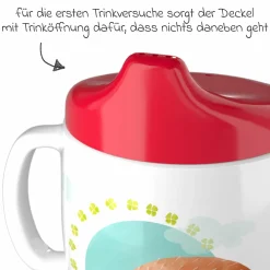 Schnabeltasse / Trinklerntasse 200 ml - Glück