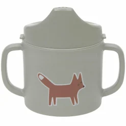 Schnabeltasse mit Doppelgriff - Little Forest Fox - Olive