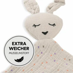 Schnuffeltuch Cuddle N Play Animals - Rabbit Beige Dots