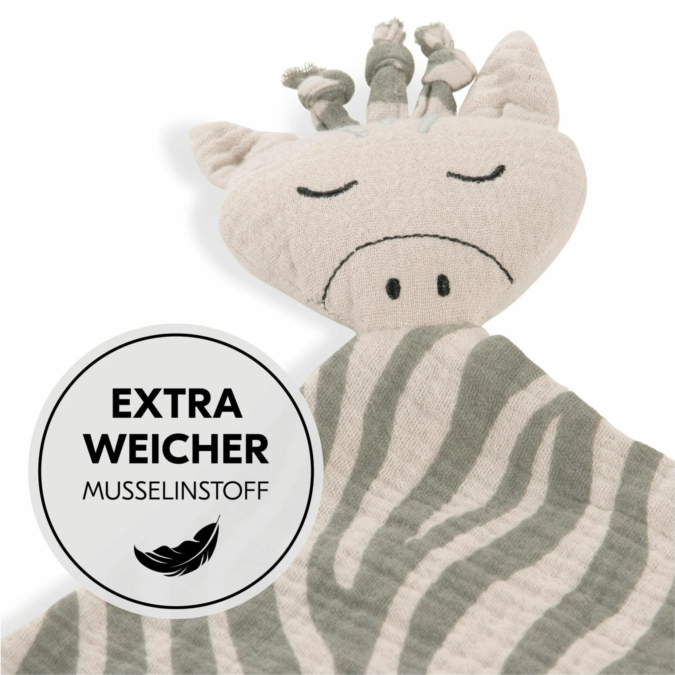 Schnuffeltuch Cuddle N Play Animals - Zebra Sage