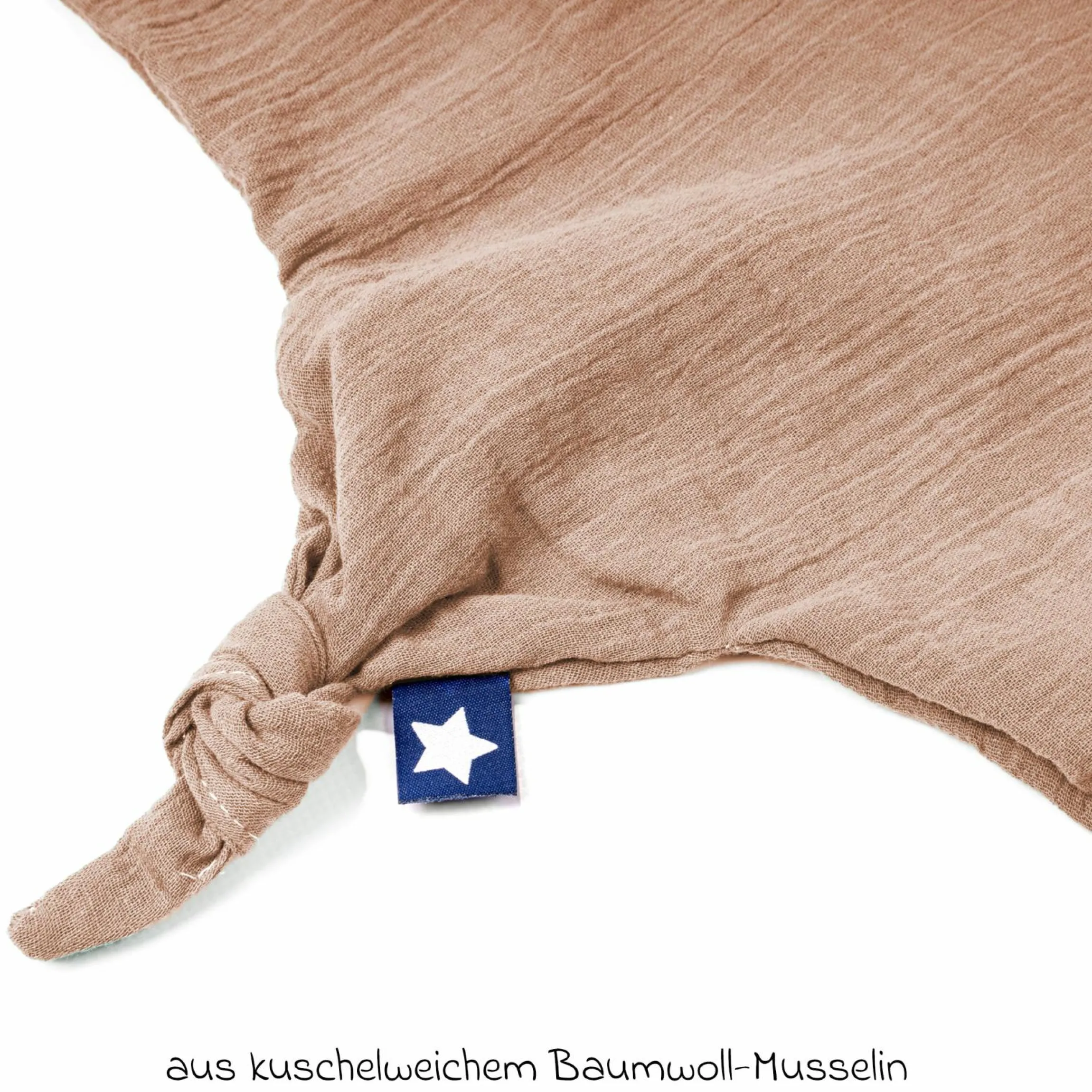 Schnuffeltuch Musselin - Dune
