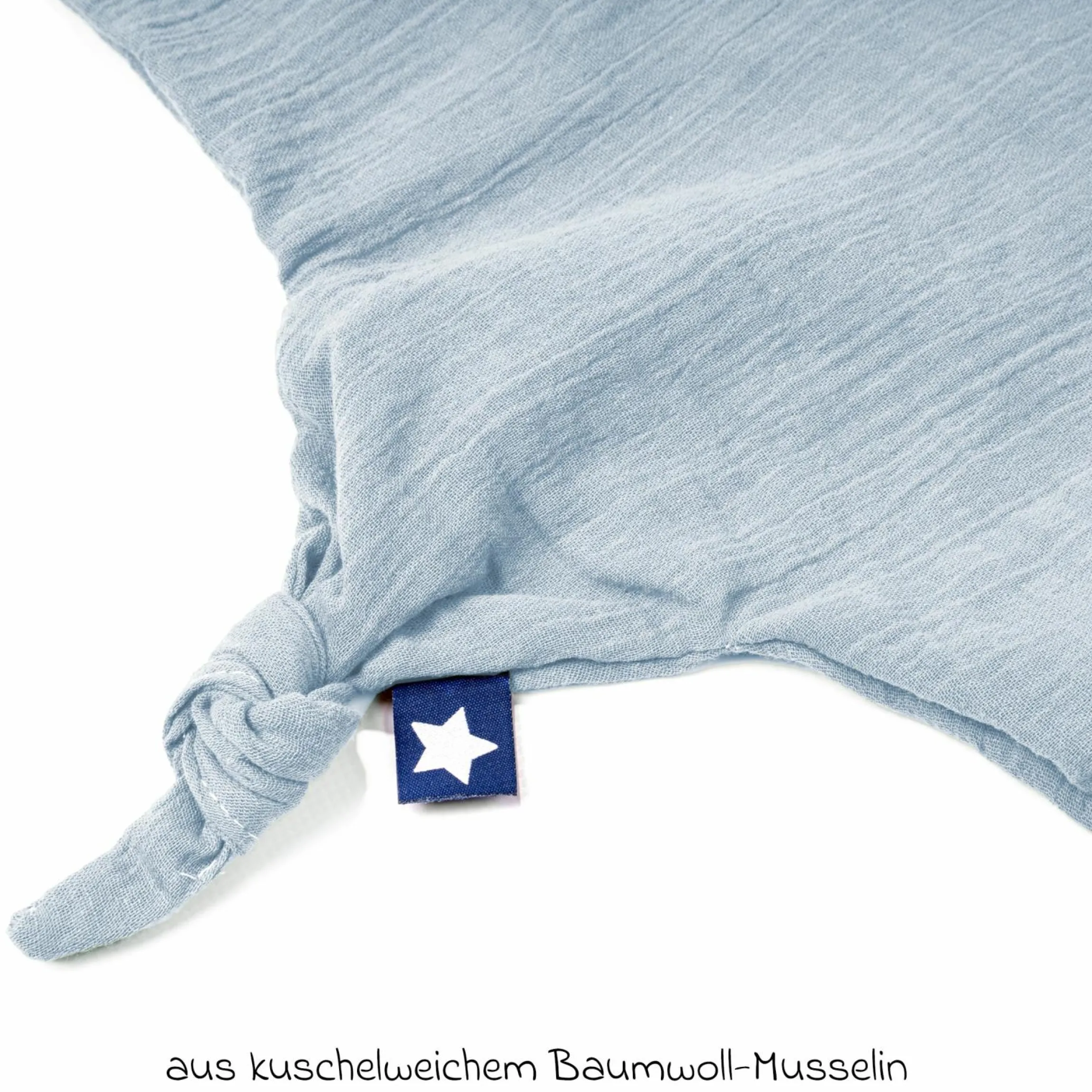 Schnuffeltuch Musselin - Denim