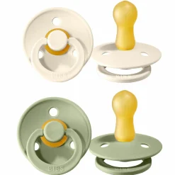 Schnuller - Colour 2er Pack - Ivory / Sage - Gr. 6-18 M