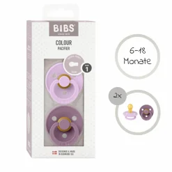 Schnuller - Colour 2er Pack - Violet Sky / Mauve - Gr. 6-18 M
