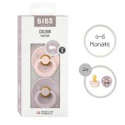 Schnuller - Colour 2er Pack - Blossom / Dusky Lilac - Gr. 0-6 M