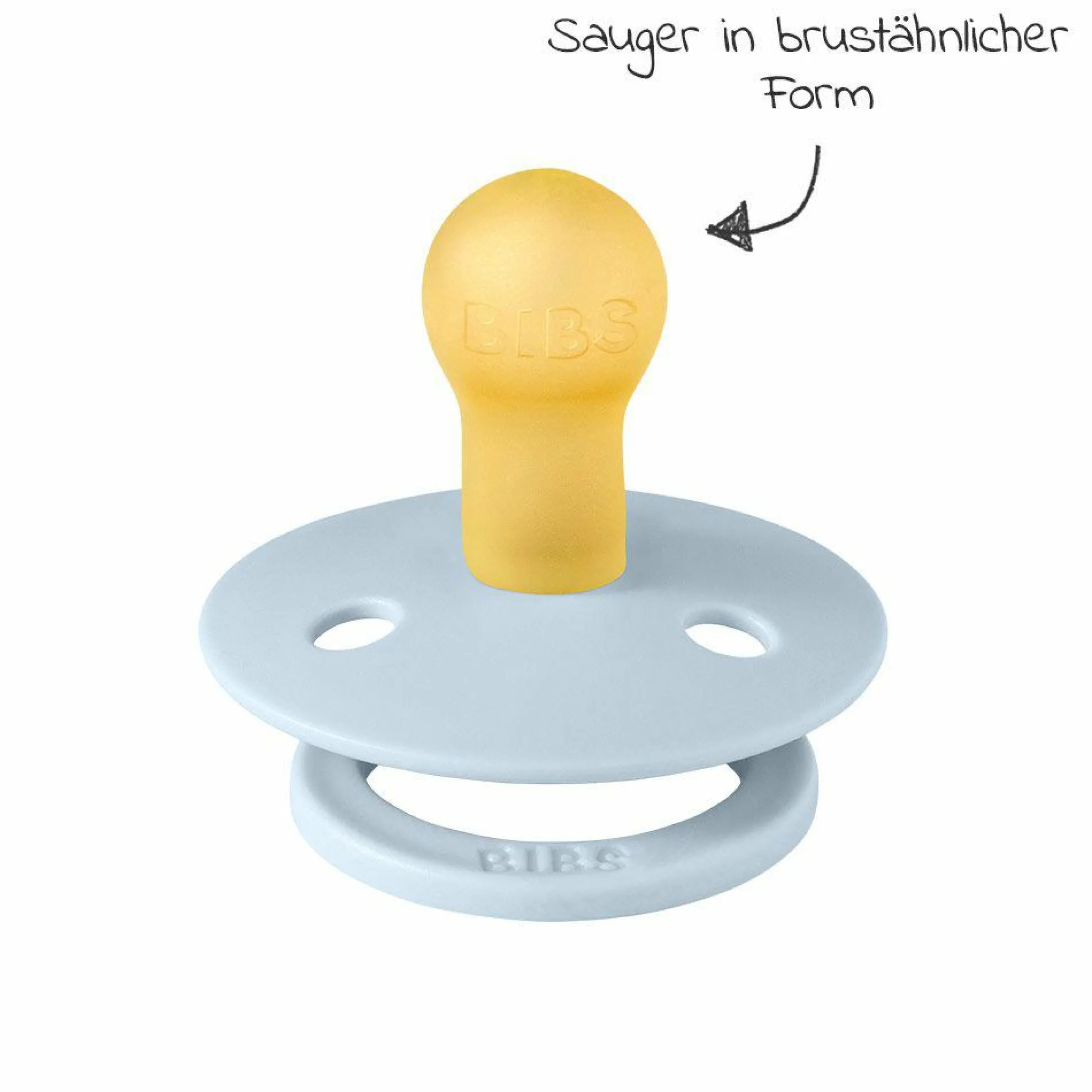 Schnuller - Colour 4er Pack - Baby Blue / Iron / Sky Blue / Steel Blue - Gr. 0-6 M