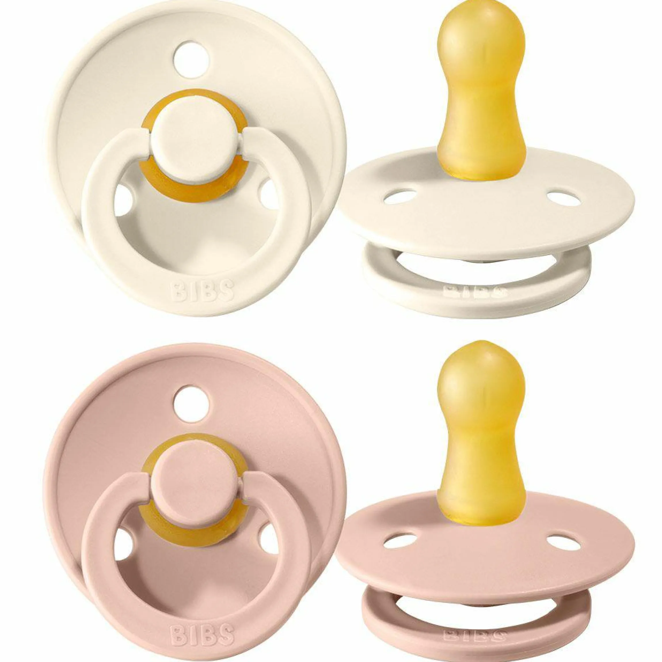 Schnuller - Colour 2er Pack - Ivory / Blush - Gr. 0-6 M