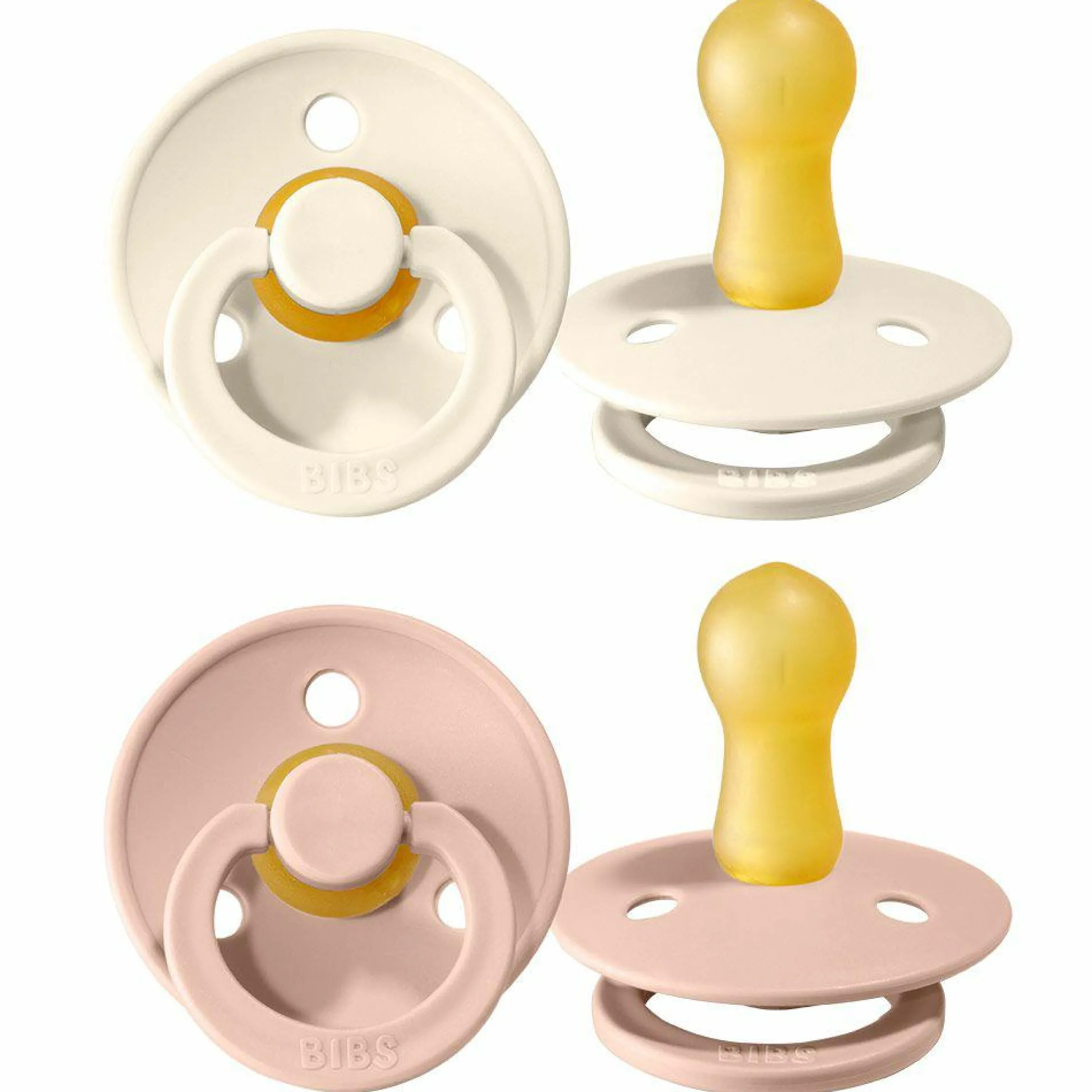 Schnuller - Colour 2er Pack - Ivory / Blush - Gr. 6-18 M